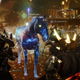 Destiny 2's new Starhorse greets players in the Eternity loot room.